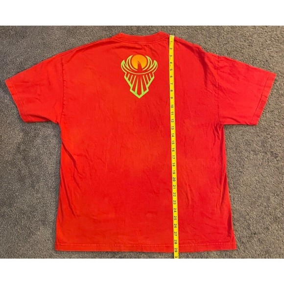 WWE Authentic New Day Rocks Kofi Kingston Big E Xavier Woods Red T-Shirt XL - Picture 4 of 4